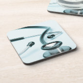 Stethoscoop Bier Onderzetter (Linkerzijde)