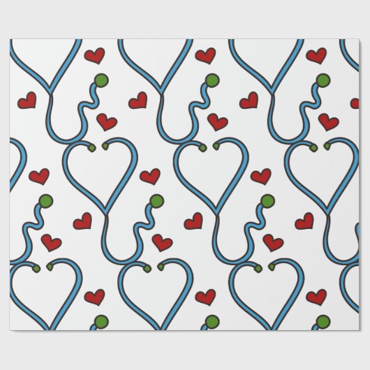 Stethoscoop Cadeaupapier (Vlak)