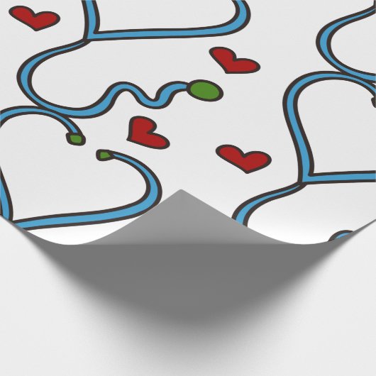 Stethoscoop Cadeaupapier (Hoek)