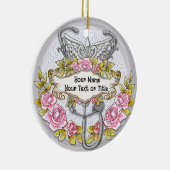 Stethoscoop caduceus verpleegkundige keramisch ornament (Rechts)