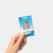 Stethoscoop Cross Medical Verticale Foto ID Badge (Handheld)