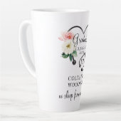 Stethoscoop Doctor MD Afstuderen Latte Mok (Linkerhoek)