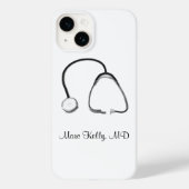 Stethoscoop Doctor Nurse MD 4Mark Case-Mate iPhone Case (Achterkant)