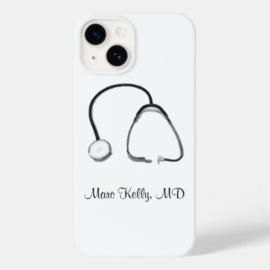 Stethoscoop Doctor Nurse MD 4Mark Case-Mate iPhone Case (Achterkant)