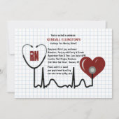 Stethoscoop en Afstuderen Kaart (Voorkant)