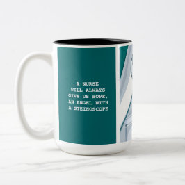 Stethoscoop en Daisy Nurse Appreciation Gift Mok