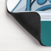 Stethoscoop en Daisy Nurse Appreciation Gift Muismat (Hoek)