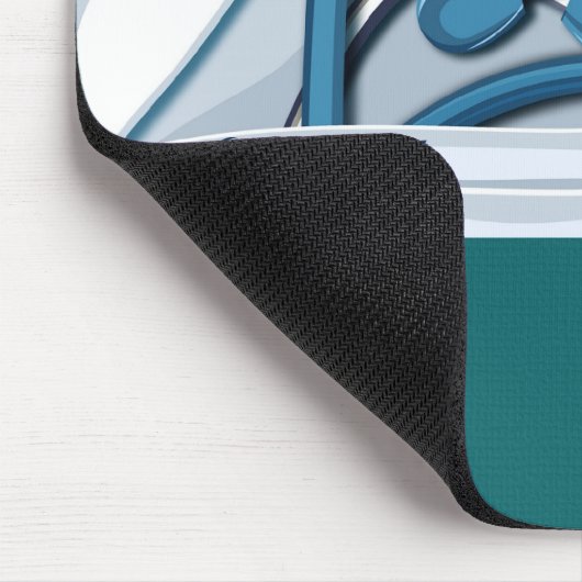 Stethoscoop en Daisy Nurse Appreciation Gift Muismat (Hoek)