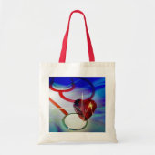 Stethoscoop en Hart Boodschappentas Tote Bag (Voorkant)