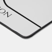 Stethoscoop en hartslag voor arts of verpleegkundi bureaumat (Hoek)