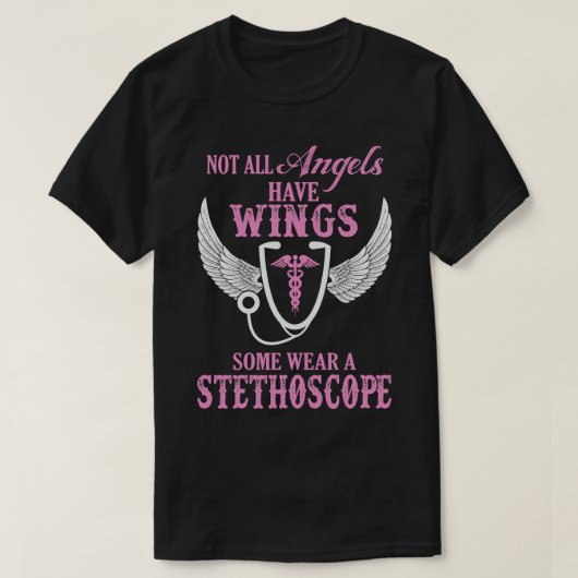 Stethoscoop engelen t-shirt (Design voorkant)