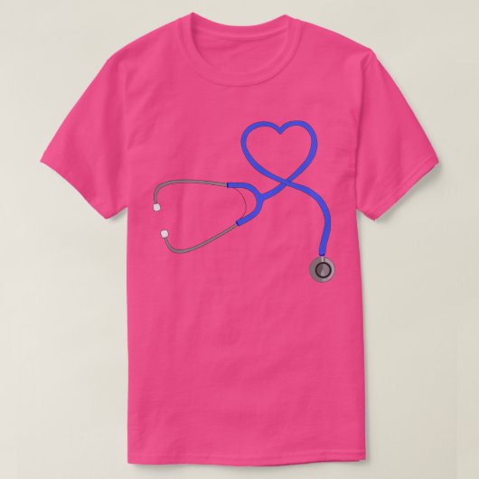 Stethoscoop Hart 6 T-shirt (Design voorkant)