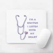 Stethoscoop Hart dokter Muismat (Met muis)