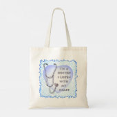 Stethoscoop Hart dokter Tote Bag (Achterkant)