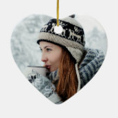 Stethoscoop, hart en EKG Nurse Keramisch Ornament (Achterkant)