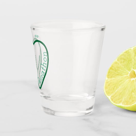 Stethoscoop Hart Groene Leuke Valentijn Shot Glas (Rechts)