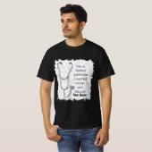 Stethoscoop Hart vroedvrouw verpleegkundige T-shirt (Voorkant volledig)