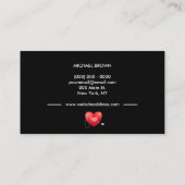 Stethoscoop Hartaandoeningen Medische gezondheid Visitekaartje (Achterkant)