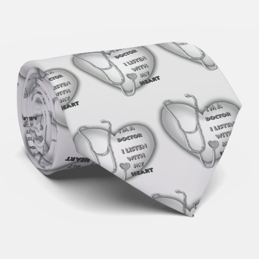 Stethoscoop Hartarts Stropdas (Opgerold)