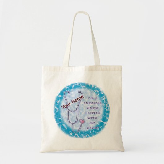 Stethoscoop Hartchirurgie Tote Bag (Voorkant)