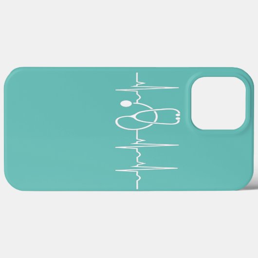 Stethoscoop hartslag EKG verpleegkundige Case-Mate iPhone Case (Achterkant (horizontaal))