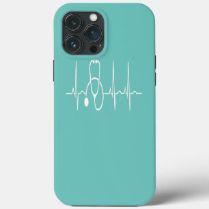Stethoscoop Hartslag EKG Verpleegster Dokter iPhone 13 Pro Max Hoesje