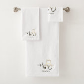 Stethoscoop hartslag Medisch Bad Handdoek (Insitu)