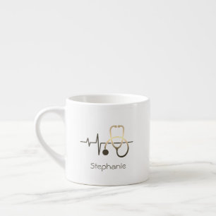 Stethoscoop hartslag Medisch Espresso Kop