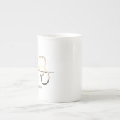 Stethoscoop hartslag Medische Mok (Voorkant)