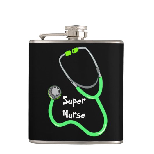 Stethoscoop Heupkolf Heupfles (Voorkant)