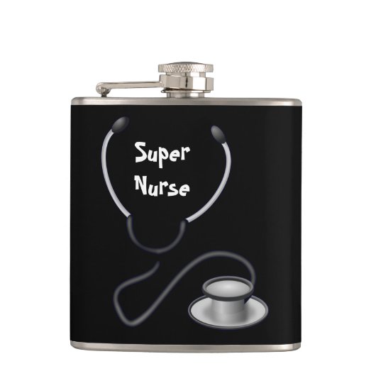 Stethoscoop Heupkolf Heupfles (Voorkant)