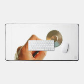 Stethoscoop in een hand voor een ziekenhuis sfeer. bureaumat (Keyboard & Muis)