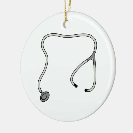 Stethoscoop Keramisch Ornament (Links)