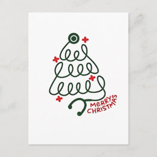 Stethoscoop Kerstboom Lichtjes Verpleegkundige Kle Uitnodiging Briefkaart