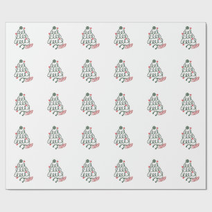 Stethoscoop Kerstboom Lichtjes Verpleegkundige Wer Cadeaupapier