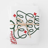 Stethoscoop Kerstboom Lichtjes Verpleegkundige Wer Inpakpapier Vel (In situ)