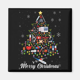 Stethoscoop Kerstboom Verpleegster Verpleegkundige Magneet