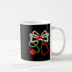 Stethoscoop Kerstmis Verpleegster Gezondheidswerke Koffiemok