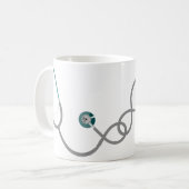Stethoscoop Koffiemok (Voorkant links)