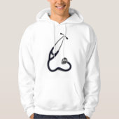 Stethoscoop Mannen Hoodie (Voorkant)