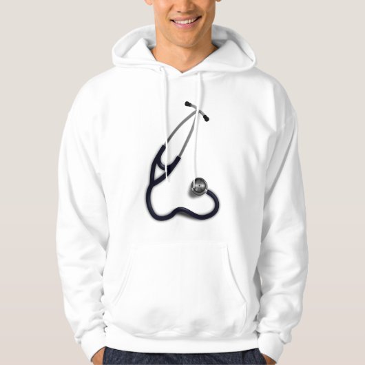 Stethoscoop Mannen Hoodie (Voorkant)