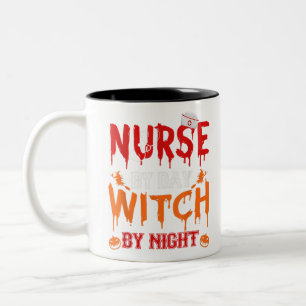 Stethoscoop Medical Halloween Co Tweekleurige Koffiemok