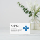 Stethoscoop Medicine Symbol Logo Visitekaartje (Staand voorkant)