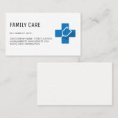 Stethoscoop Medicine Symbol Logo Visitekaartje (Voorkant / Achterkant)