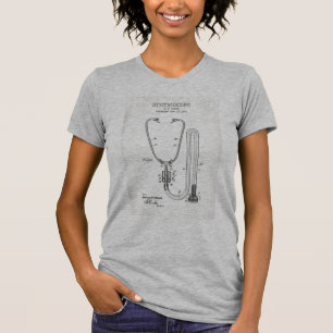 Stethoscoop medische spoeling t-shirt