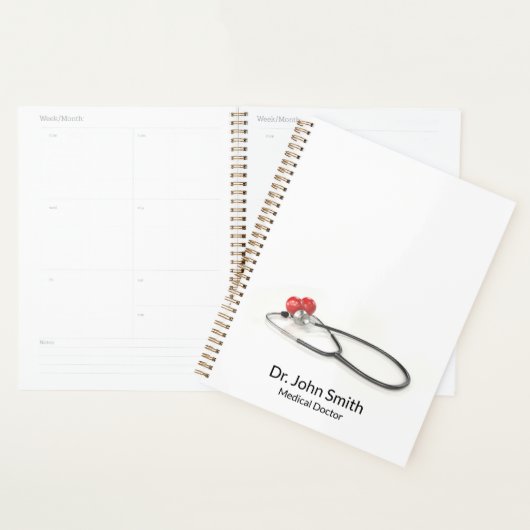 Stethoscoop met Hart | Medische Zorg & Gezondheids Planner (Display)