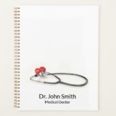 Stethoscoop met Hart | Medische Zorg & Gezondheids Planner (Voorkant)