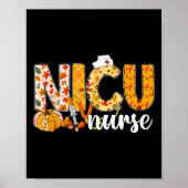 Stethoscoop Nicu Nurse Herfst Yall Autumn Leaves T Poster (Voorkant)