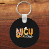 Stethoscoop Nicu Nurse Herfst Yall Autumn Leaves T Sleutelhanger (Voorkant)