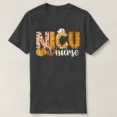 Stethoscoop NICU Verpleegbare Herfst Yall Autumn l T-shirt (Design voorkant)